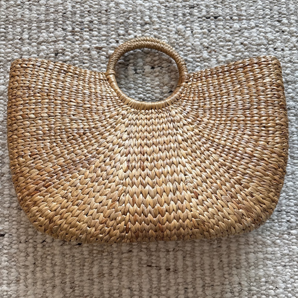 Large straw tote / purse